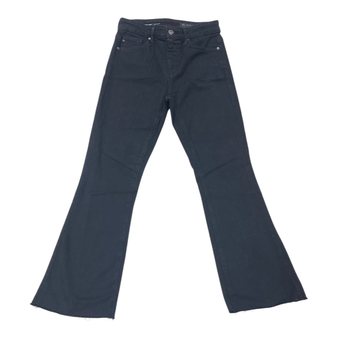 Jeans Boot Cut By Ag Jeans In Black Denim, Size:0