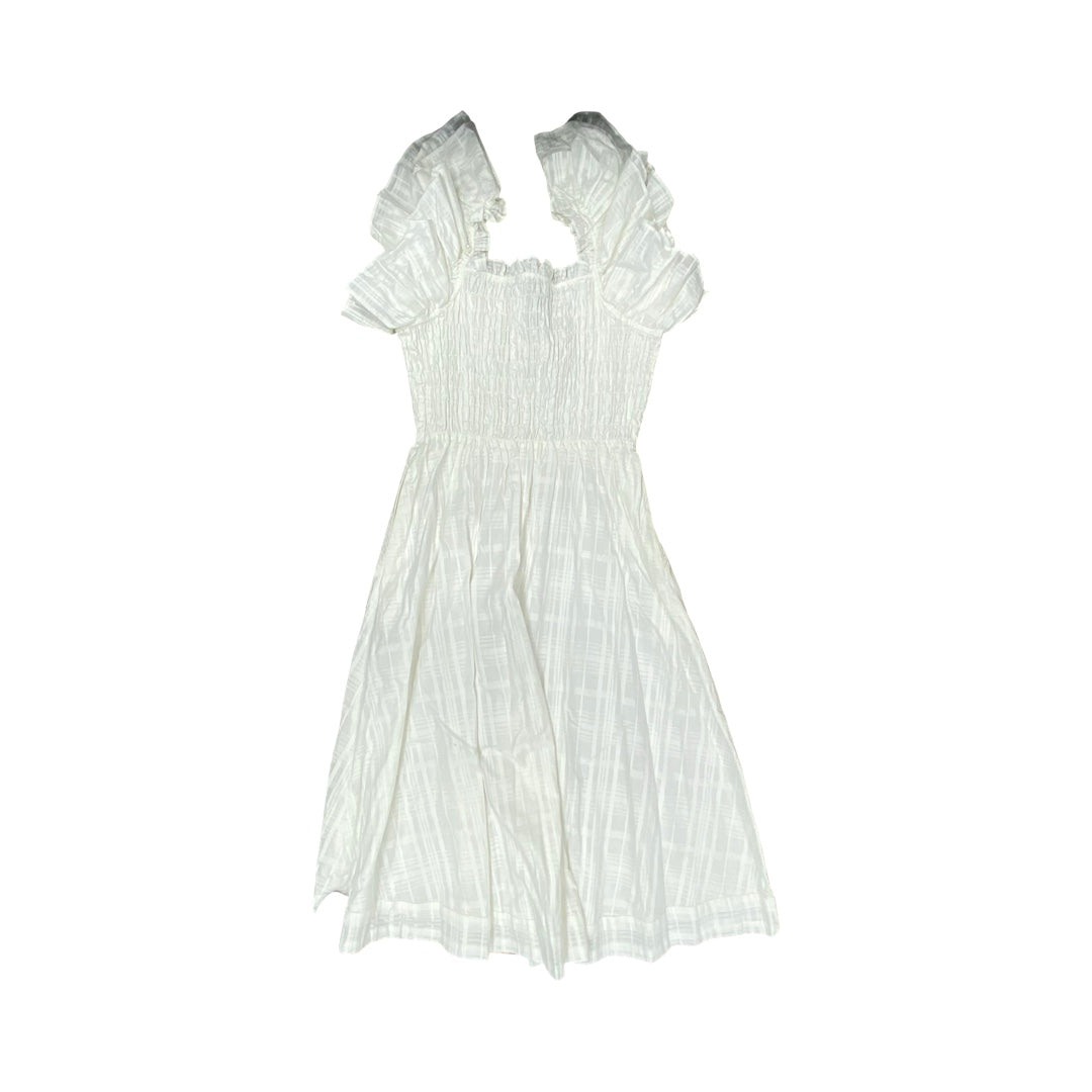 Dress Casual Maxi By Banana Republic In White, Size:S