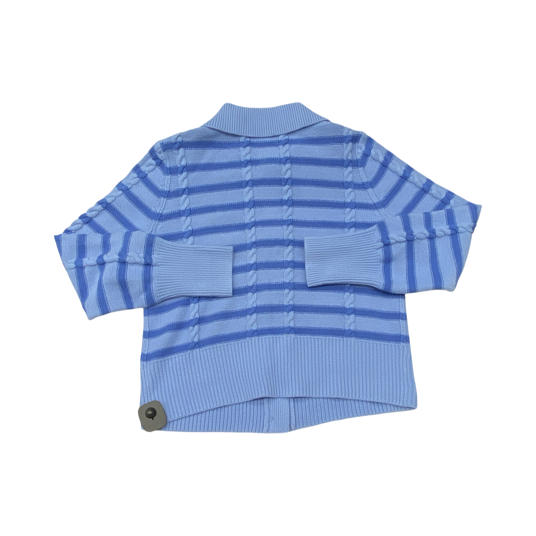 Sweater Cardigan By Talbots In Blue, Size:M