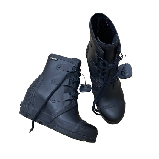 Boots Designer By Sorel In Black, Size:8