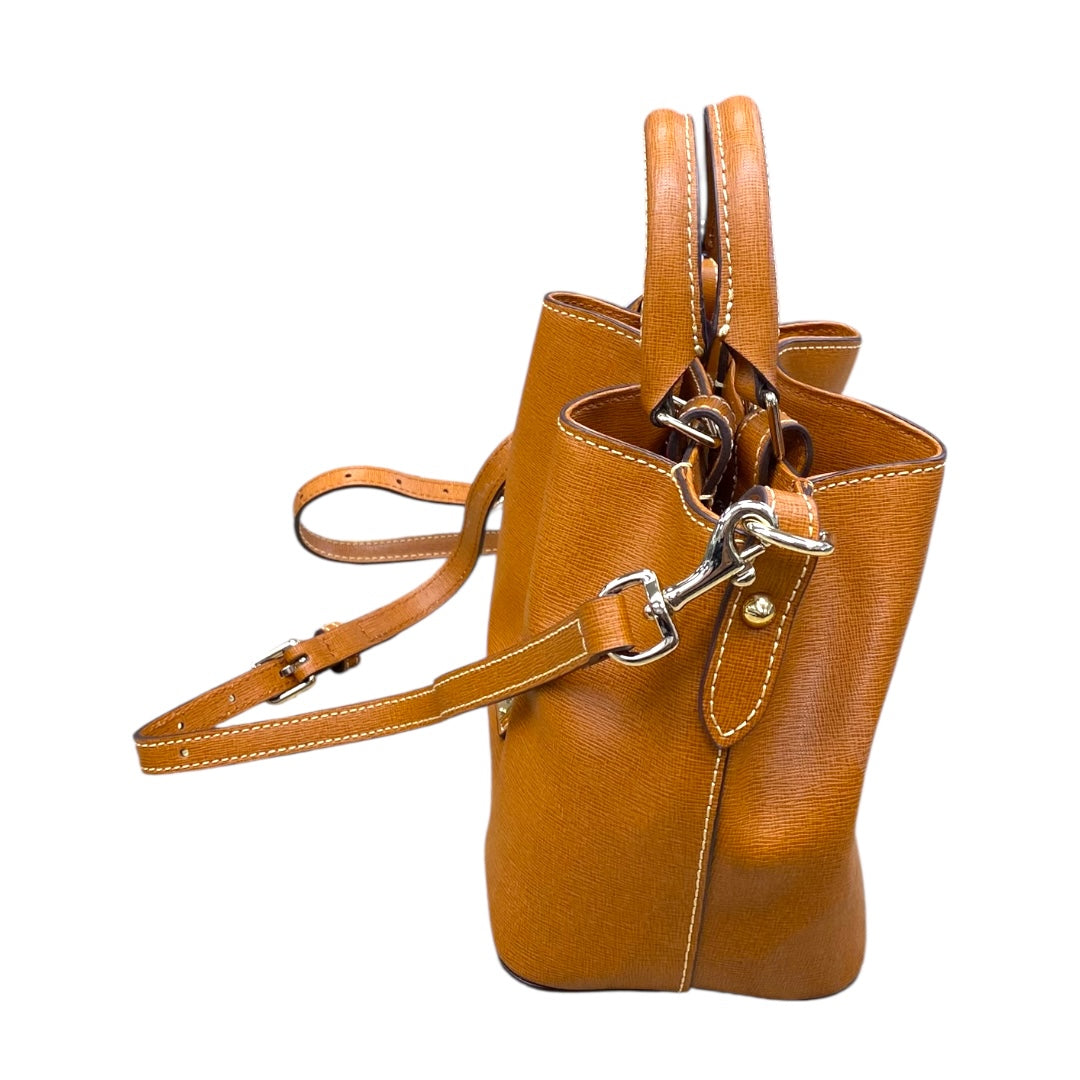 Handbag Designer By Dooney And Bourke In Brown, Size:Small