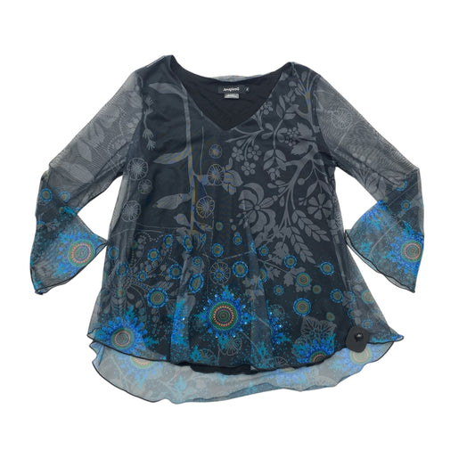 Top Ls Designer By Desigual In Multi, Size:Xl