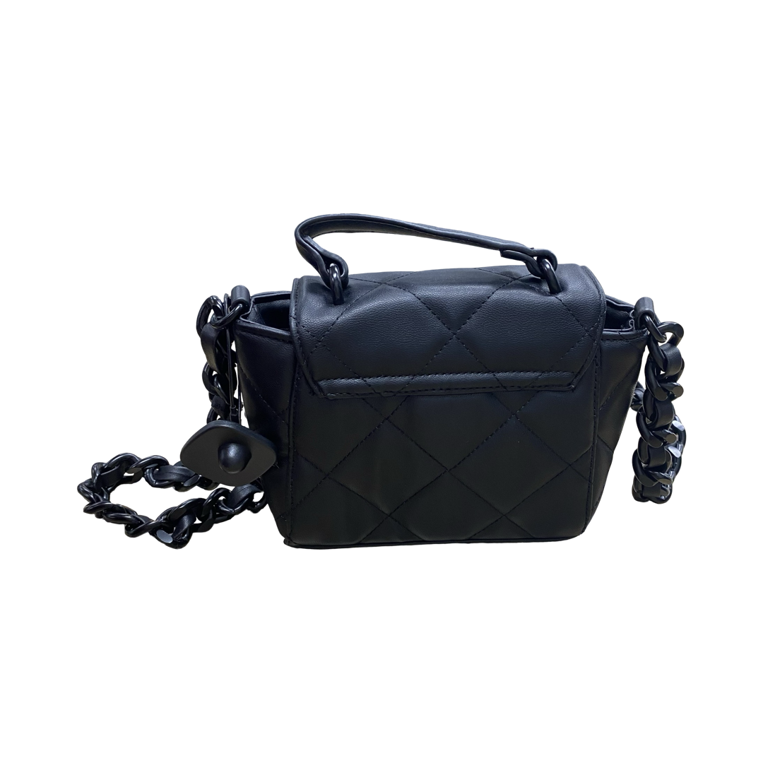 Handbag By Steve Madden In Black, Size:Small