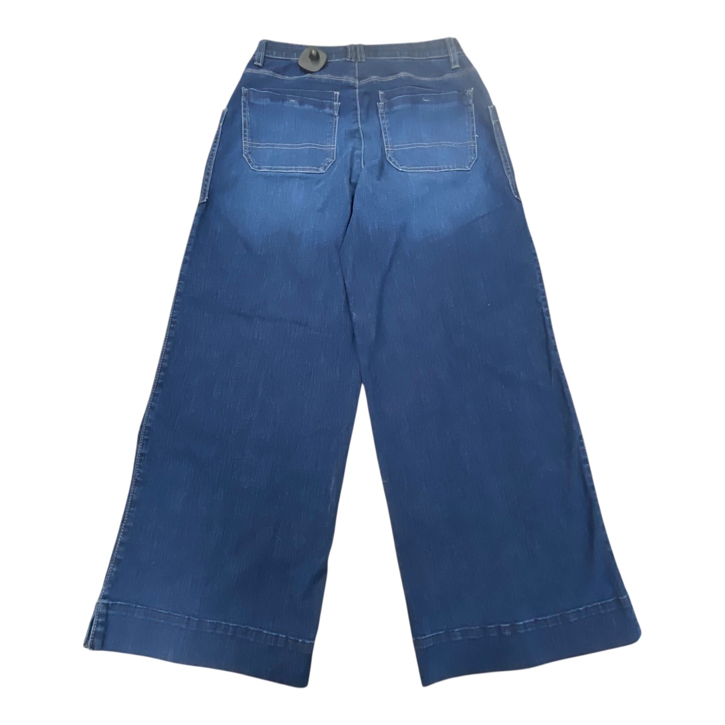 Jeans Wide Leg By Cmc In Blue Denim, Size:4