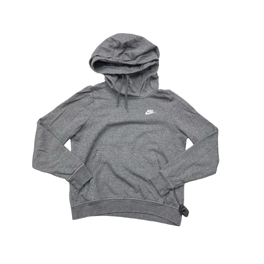 Sweatshirt Hoodie By Nike In Grey, Size:M