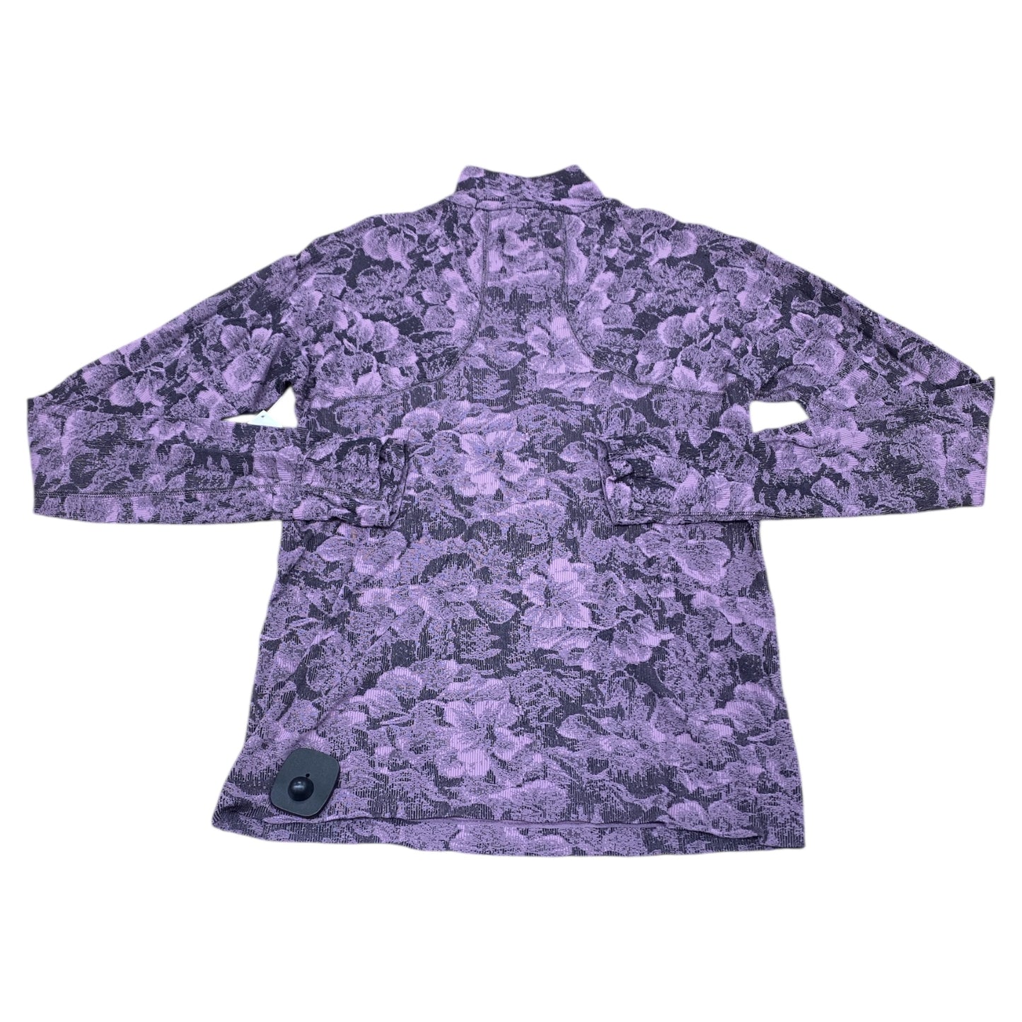 Athletic Jacket By Athleta In Black & Purple, Size:S