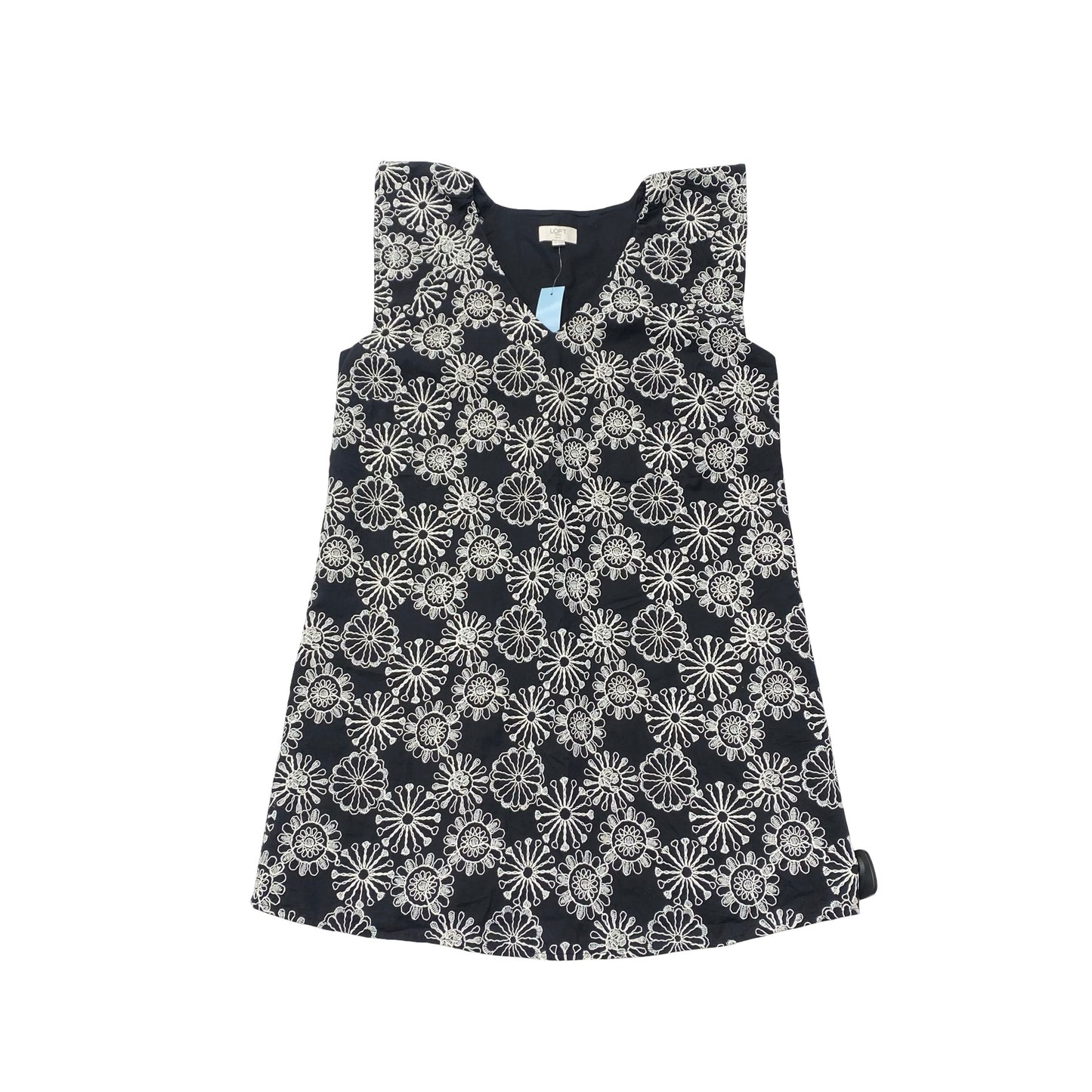 Dress Party Short By Loft In Black & White, Size:Lp