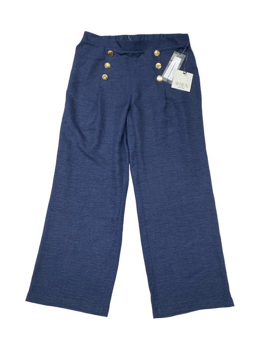 Pants Wide Leg By Cmc In Navy, Size:L
