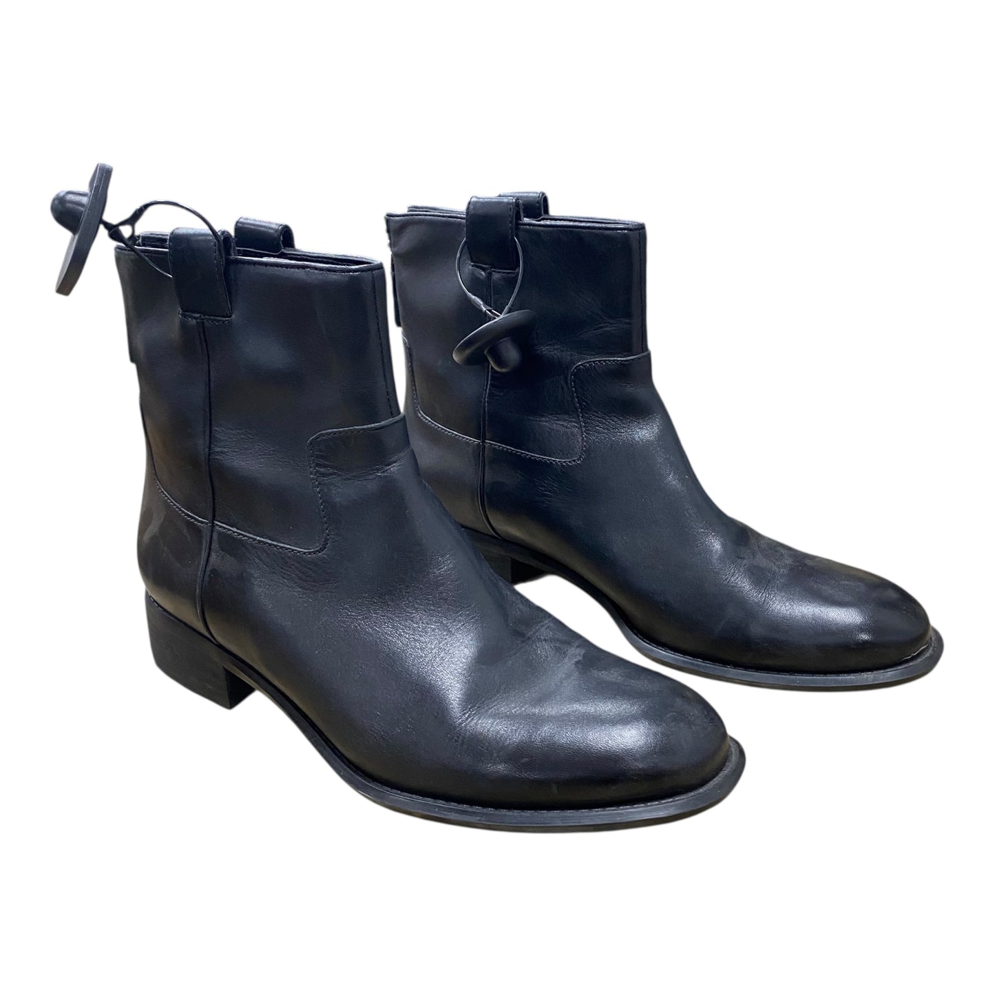 Boots Ankle Flats By Nine West In Black, Size:10