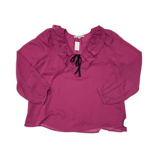 Top Ls By Loft In Pink, Size:L