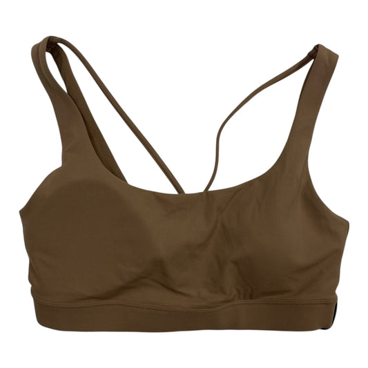 Athletic Bra By Athleta In Brown, Size:M