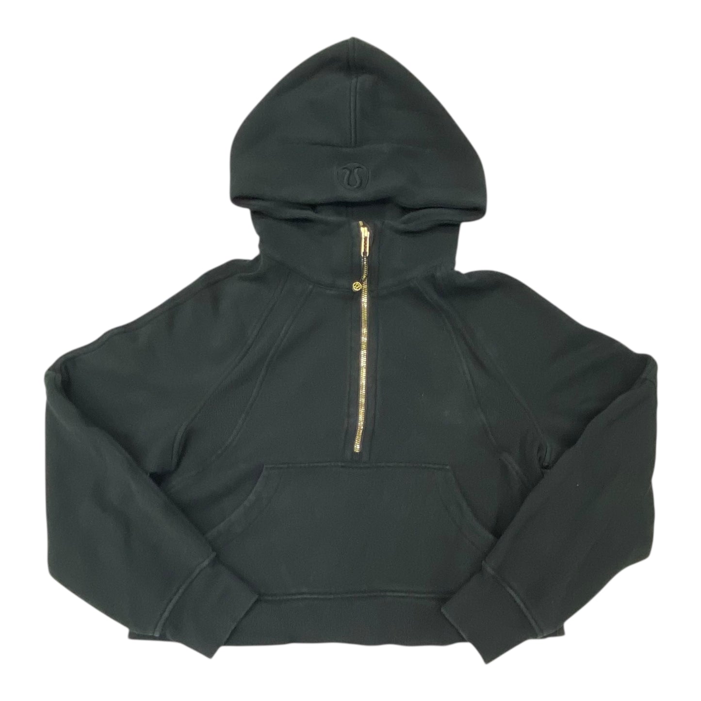Athletic Sweatshirt Hoodie By Lululemon In Black, Size:Xs