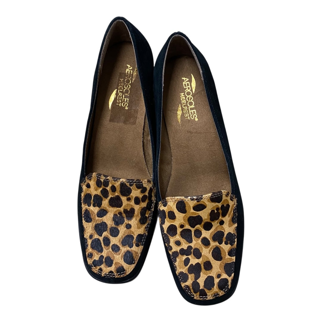 Shoes Heels Wedge By Aerosoles In Animal Print, Size:8.5