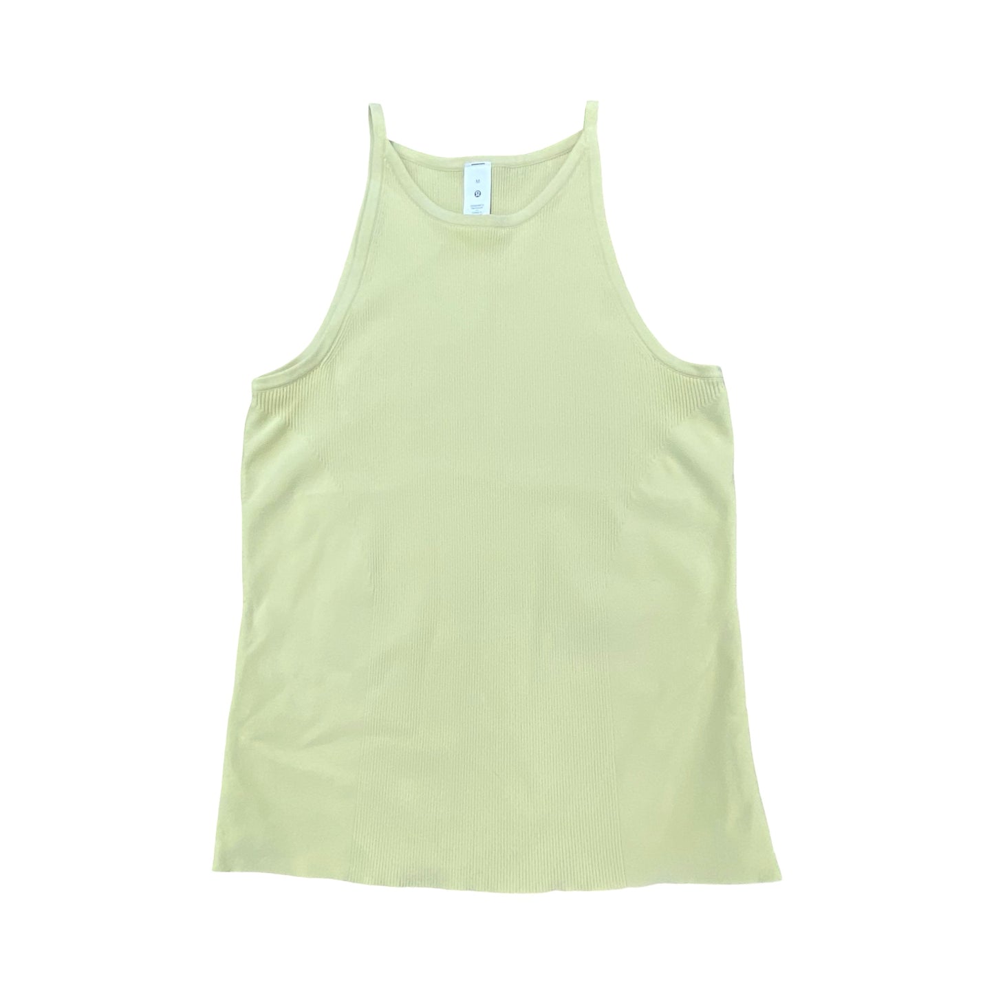 Athletic Tank Top By Lululemon In Yellow, Size:M