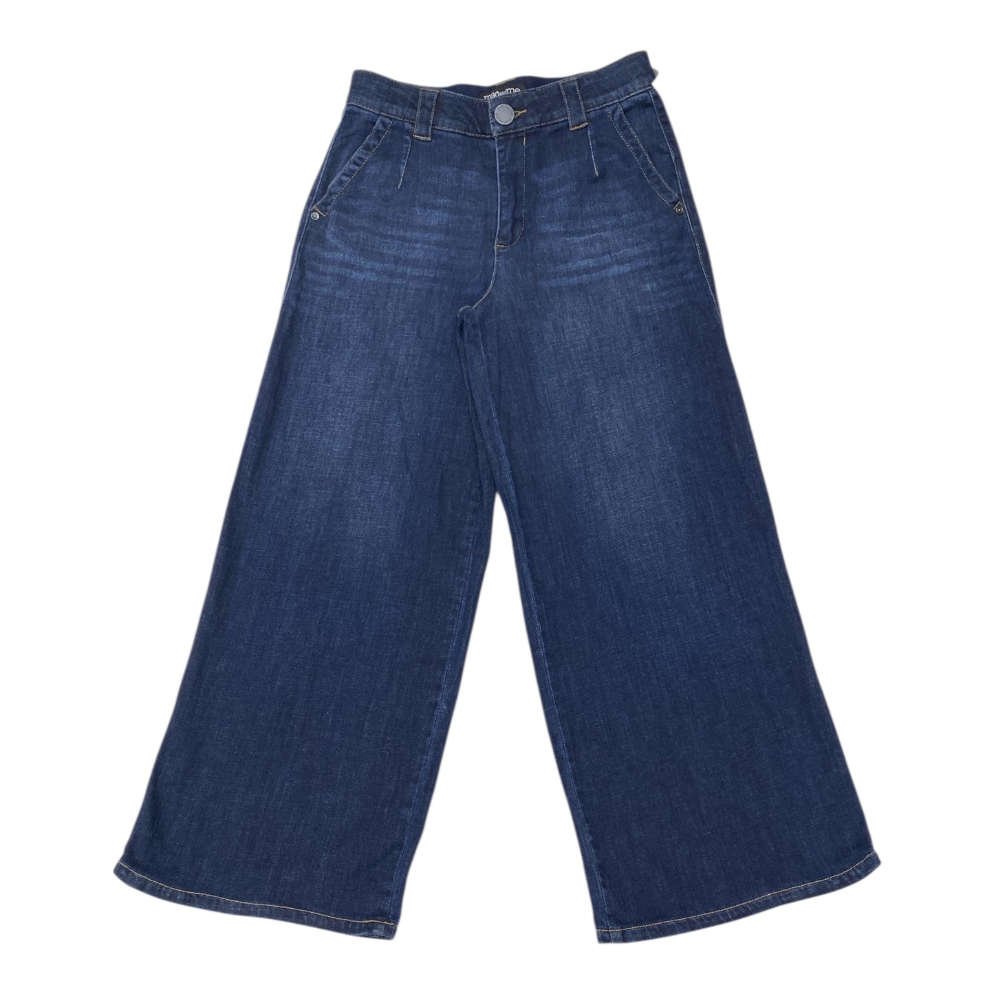 Jeans Wide Leg By Cmc In Blue Denim, Size:4