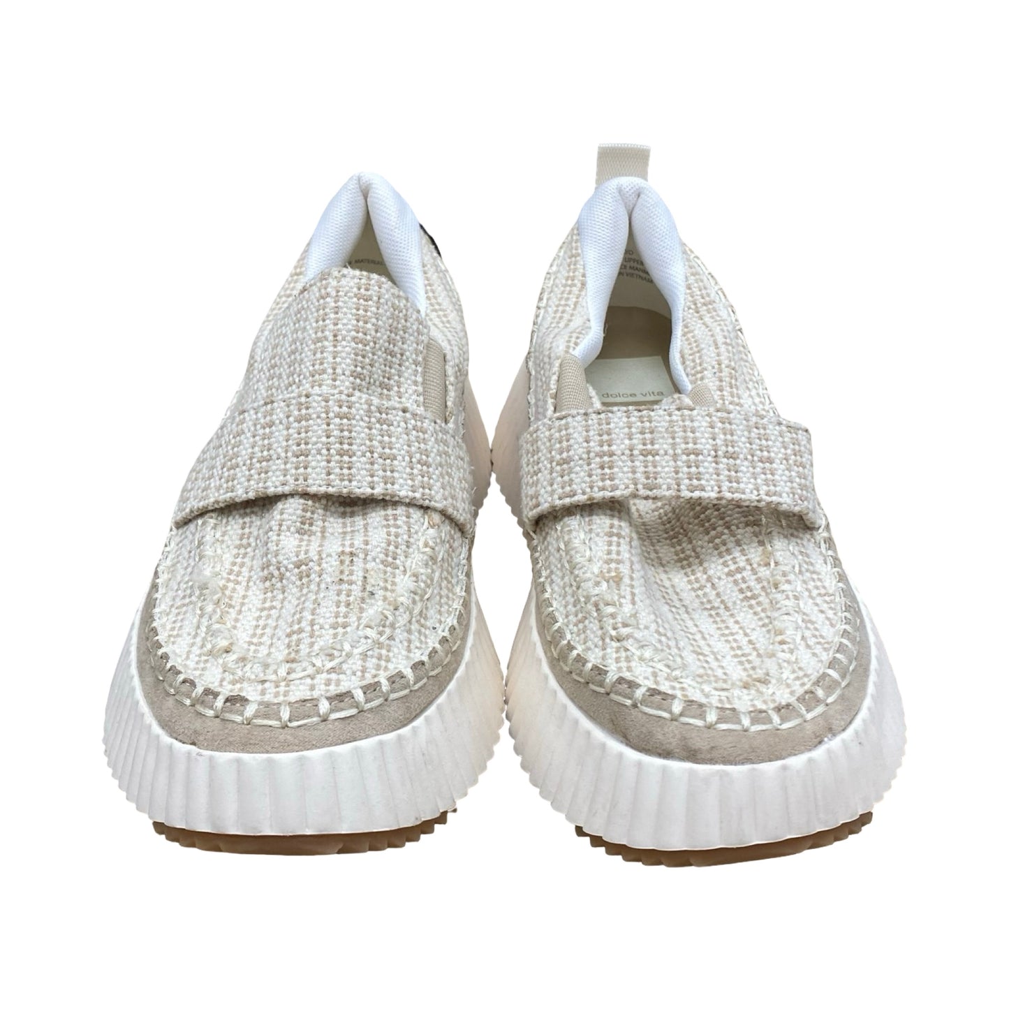 Shoes Sneakers By Dolce Vita In Beige, Size:6.5