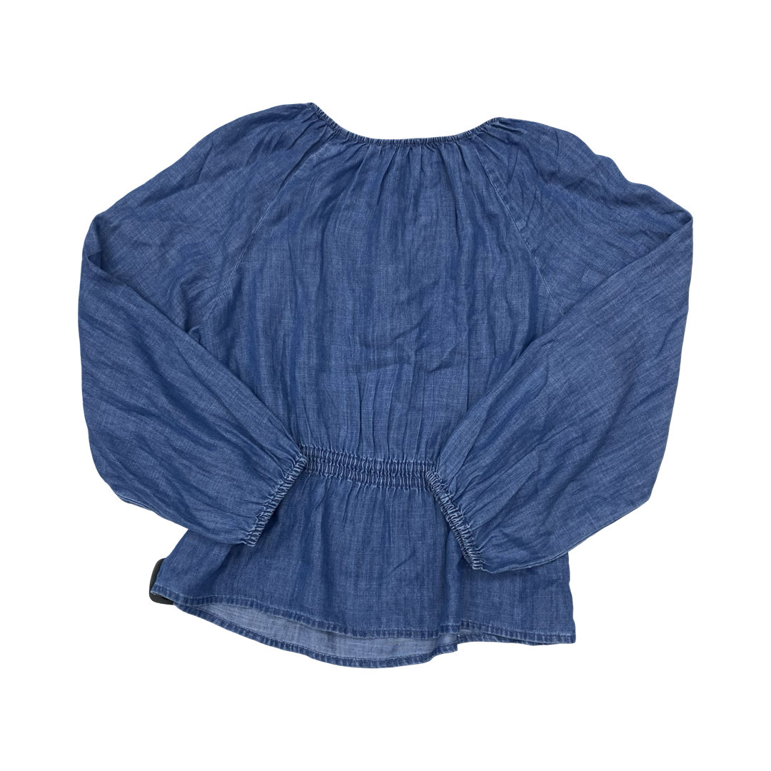 Top Ls By Banana Republic In Blue, Size:M