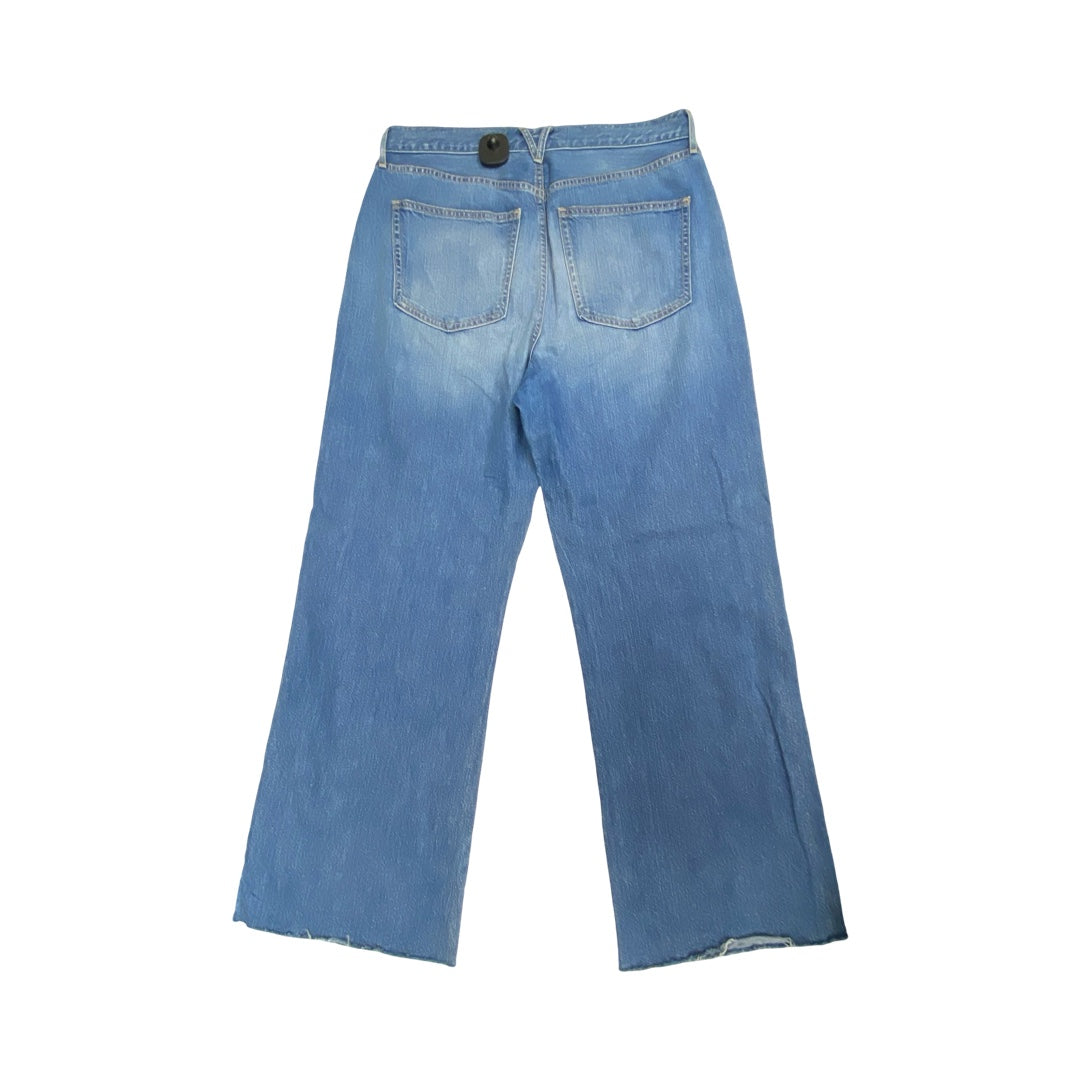 Pants Designer By Veronica Beard In Blue Denim, Size:12