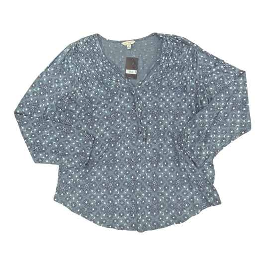 Top Ls By Lucky Brand In Blue & White, Size:Xl