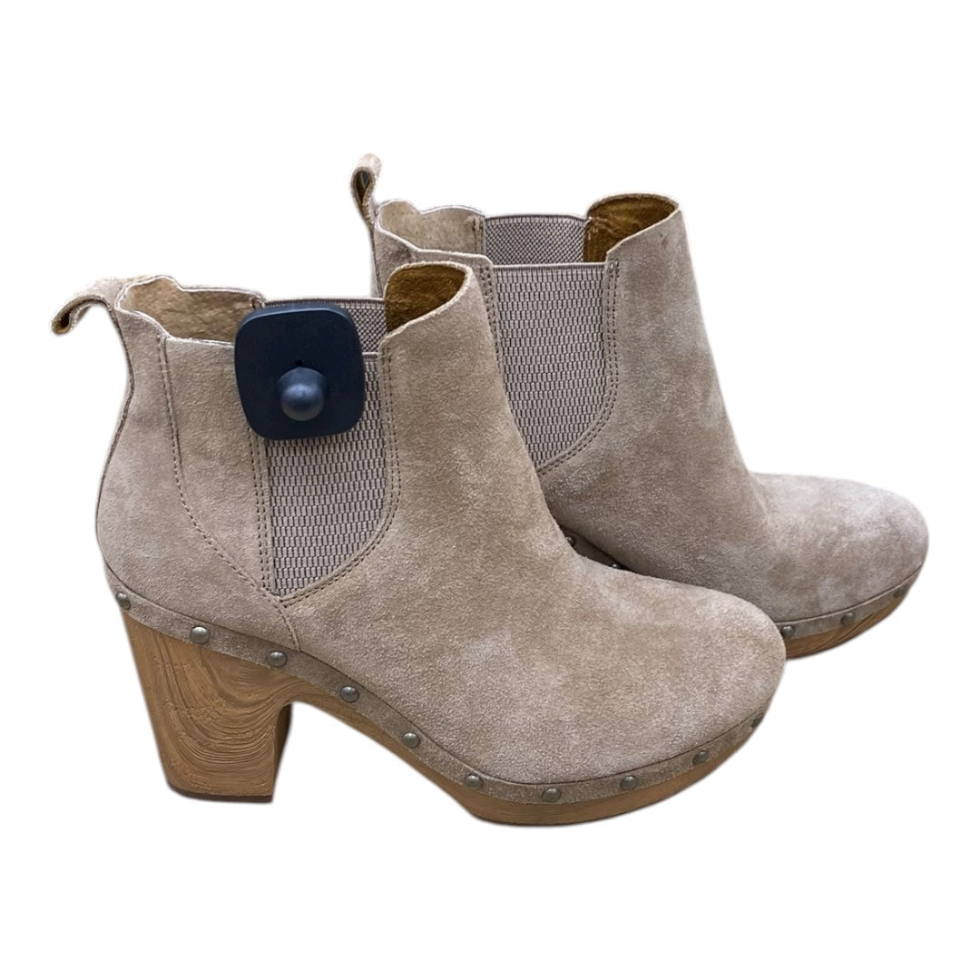 Boots Ankle Heels By Kork Ease In Brown, Size:10