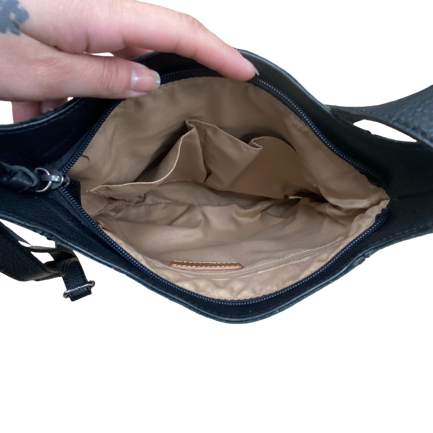 Handbag Leather By The Sak In Black, Size:Small