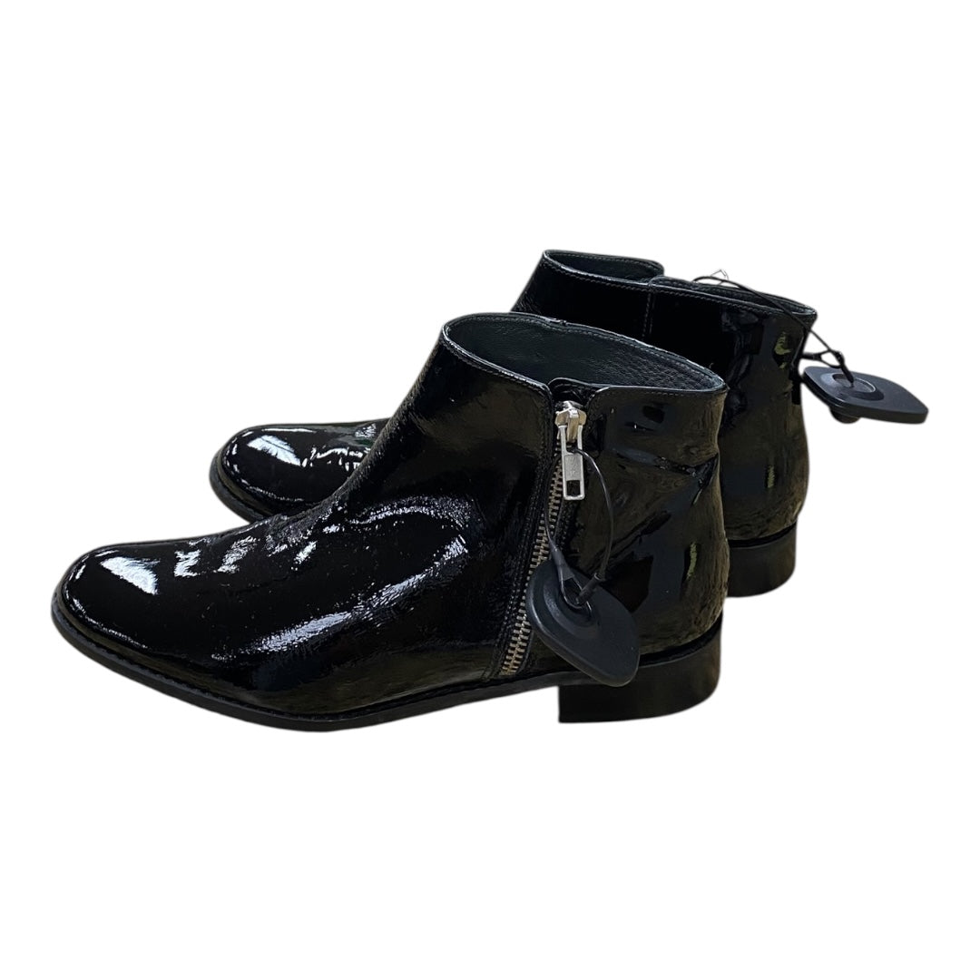 Boots Ankle Flats By EXCLUSIF In Black, Size:8