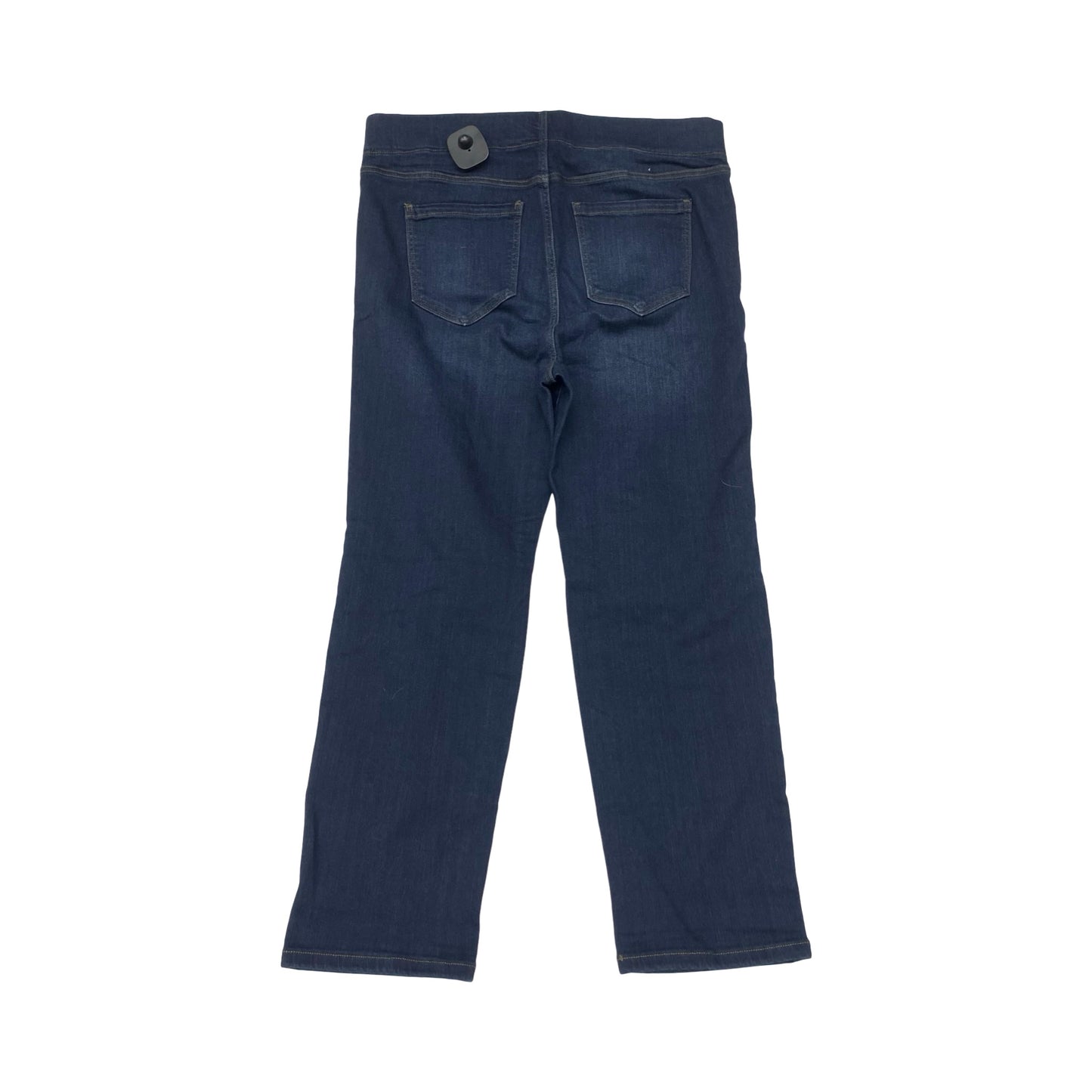 Jeans Cropped By Liverpool In Blue Denim, Size:12