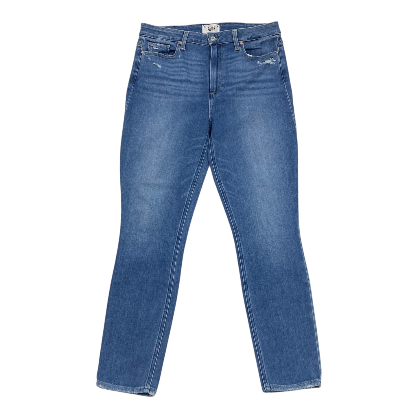 Jeans Skinny By Paige In Blue Denim, Size:12