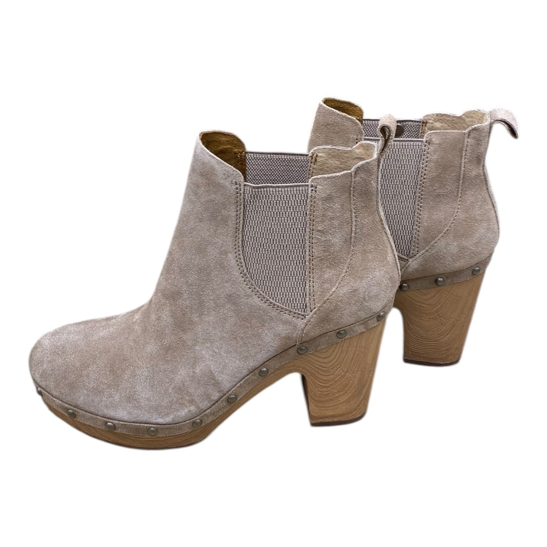 Boots Ankle Heels By Kork Ease In Brown, Size:10