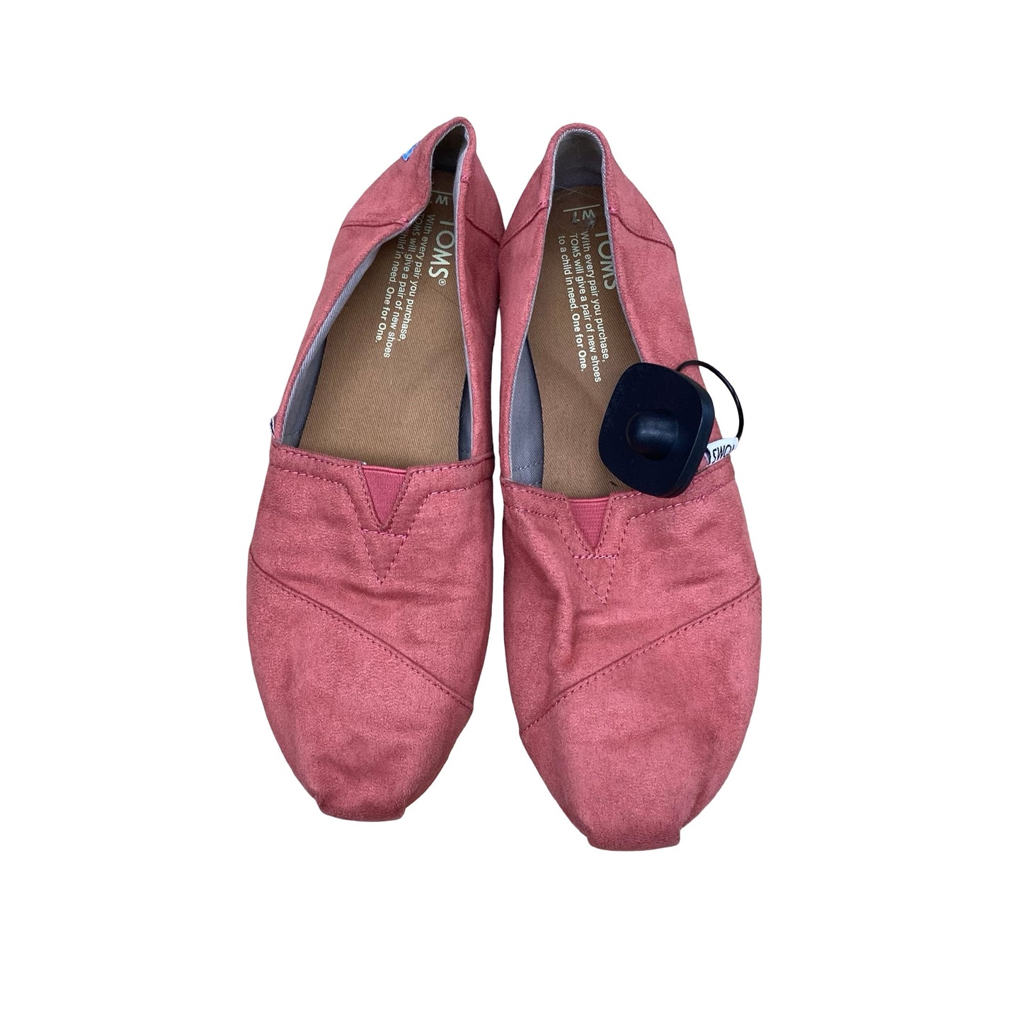 Shoes Flats By Toms In Pink, Size:7
