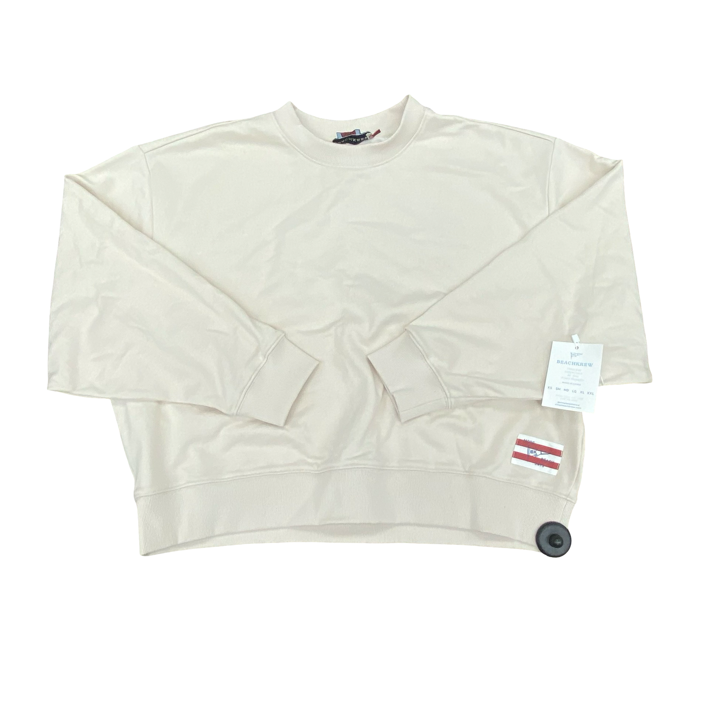 Sweatshirt Crewneck By Cmc In Cream, Size:M