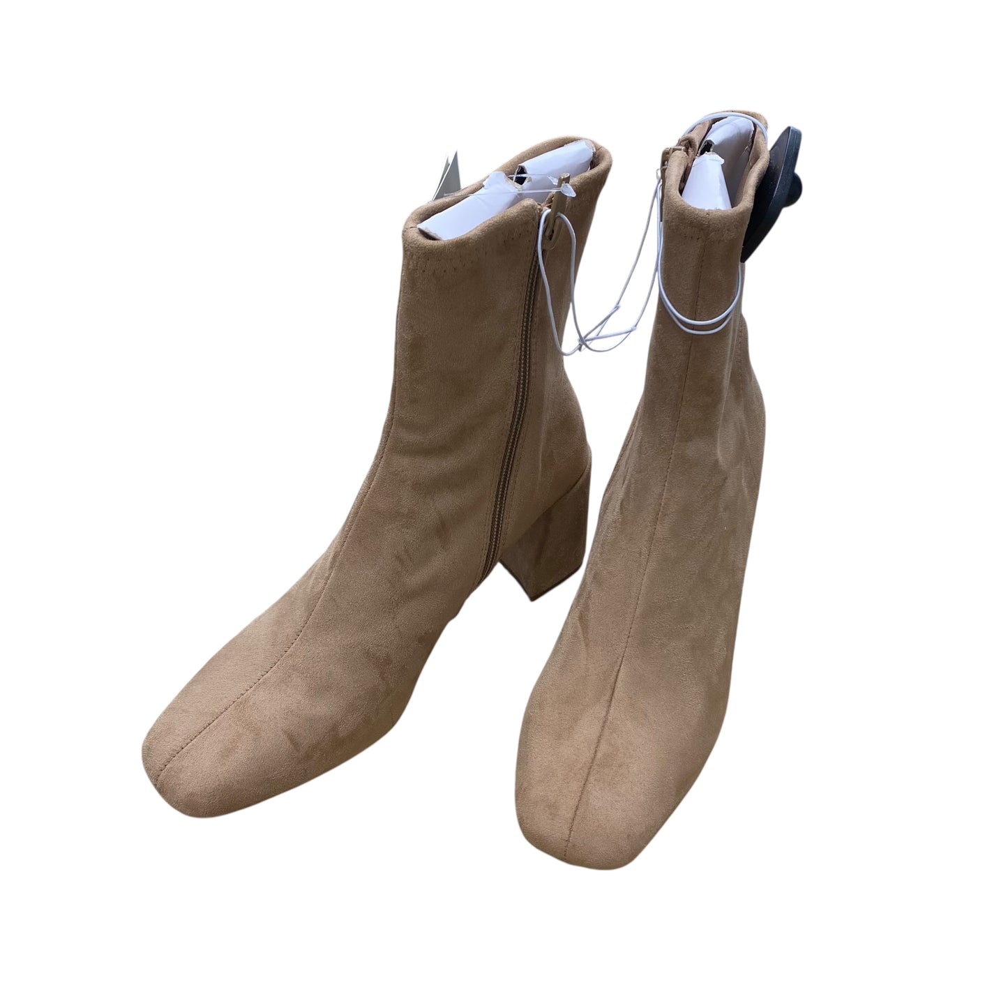 Boots Ankle Heels By A New Day In Brown, Size:6.5