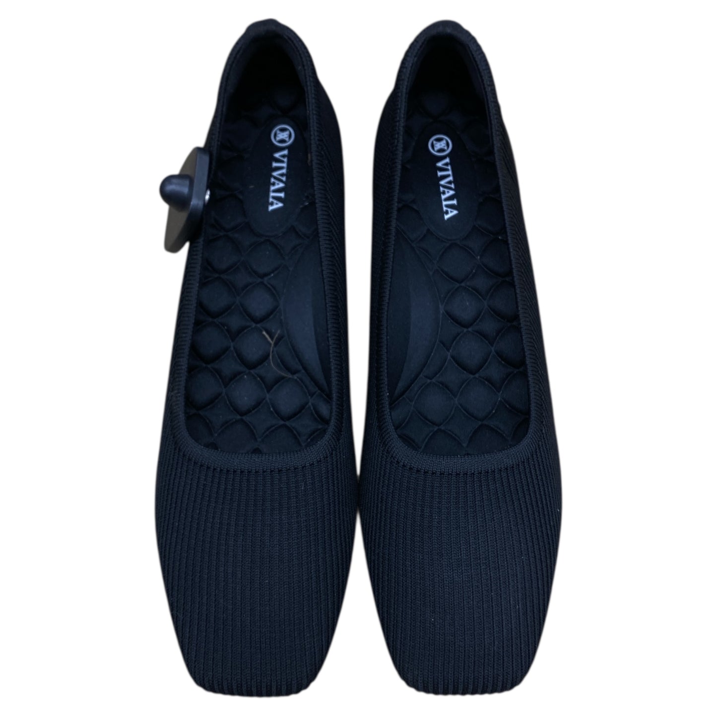 Shoes Heels Block By Vivaia In Black, Size:11.5