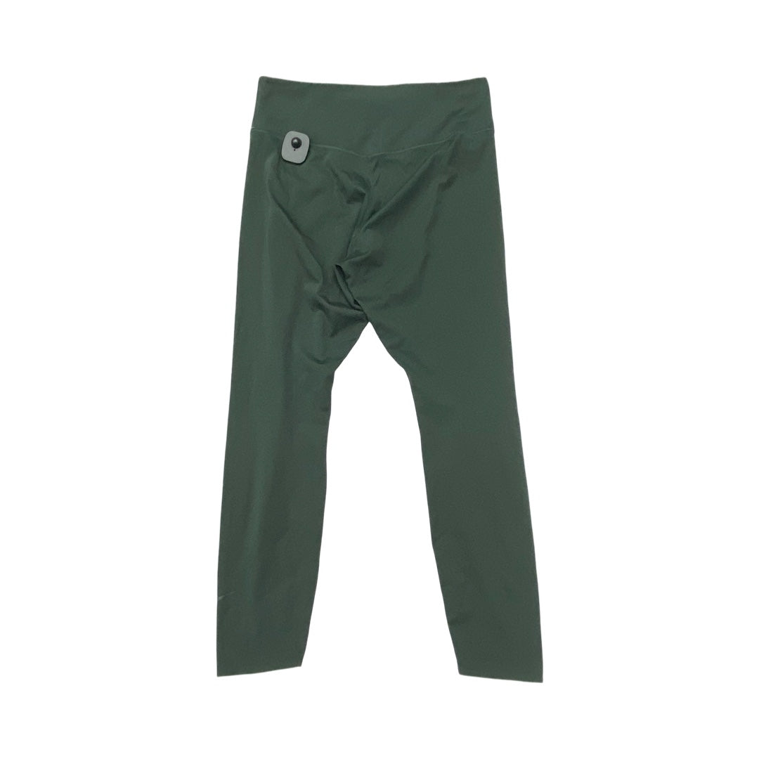 Athletic Leggings By Nike In Green, Size:L