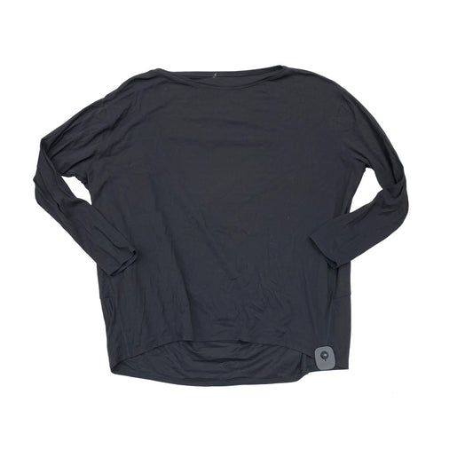 Athletic Top Ls Crewneck By Lululemon In Black, Size:L