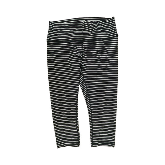 Athletic Leggings By Lululemon In Striped Pattern, Size:12