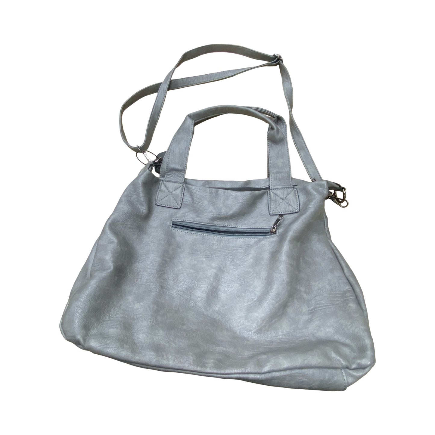 Handbag By Clothes Mentor In Grey, Size:Large