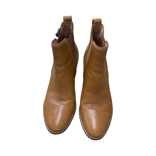 Boots Ankle Heels By Madewell In Brown, Size:10