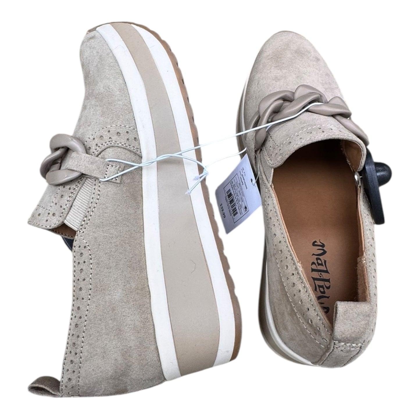 Shoes Heels Platform By Mad Love In Tan, Size:7.5