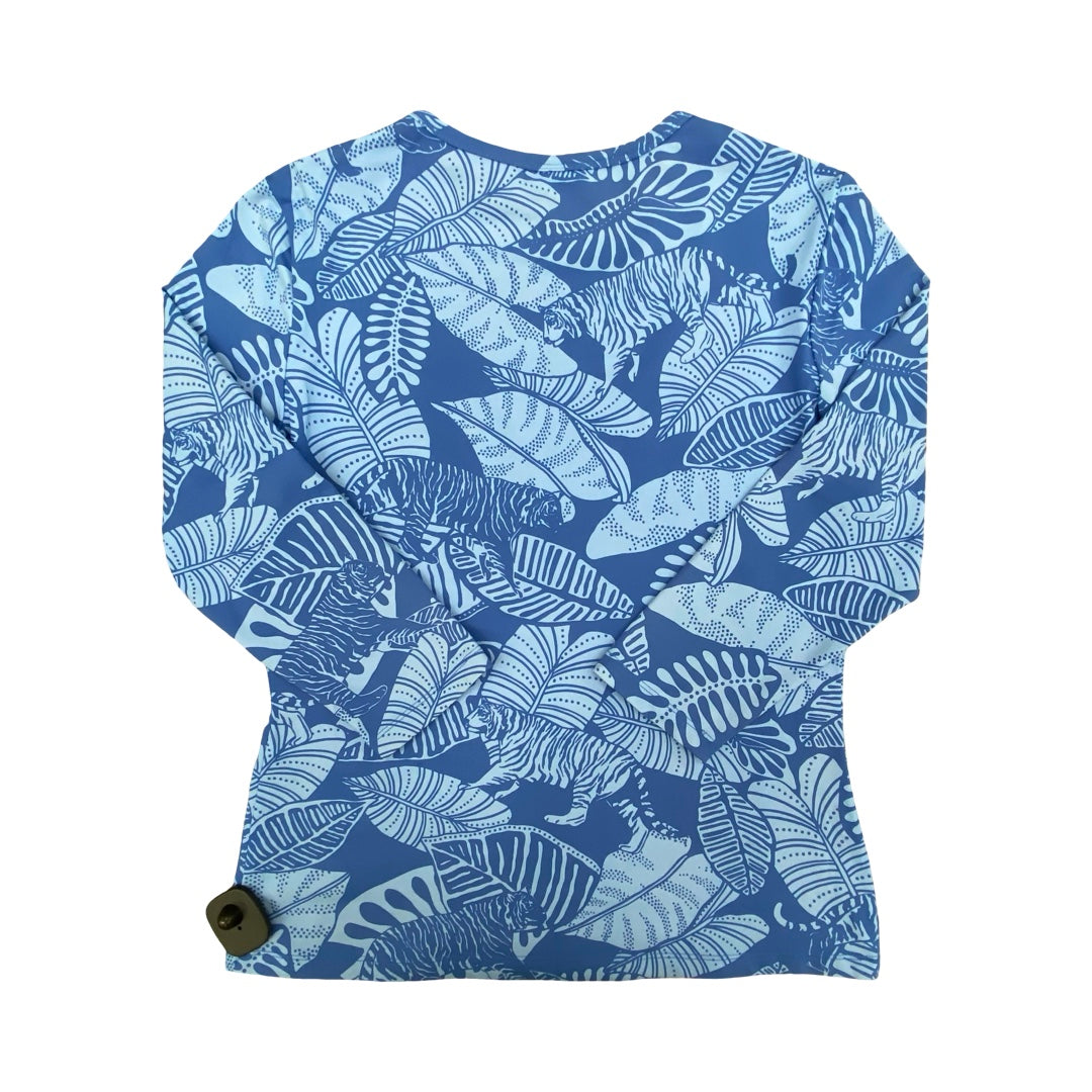 Top 3/4 Sleeve By J Mclaughlin In Blue, Size:M