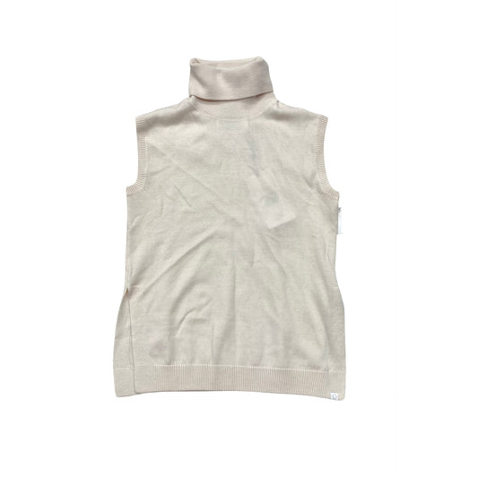 Top Sleeveless By Ministry of Supply In Cream, Size:Xs