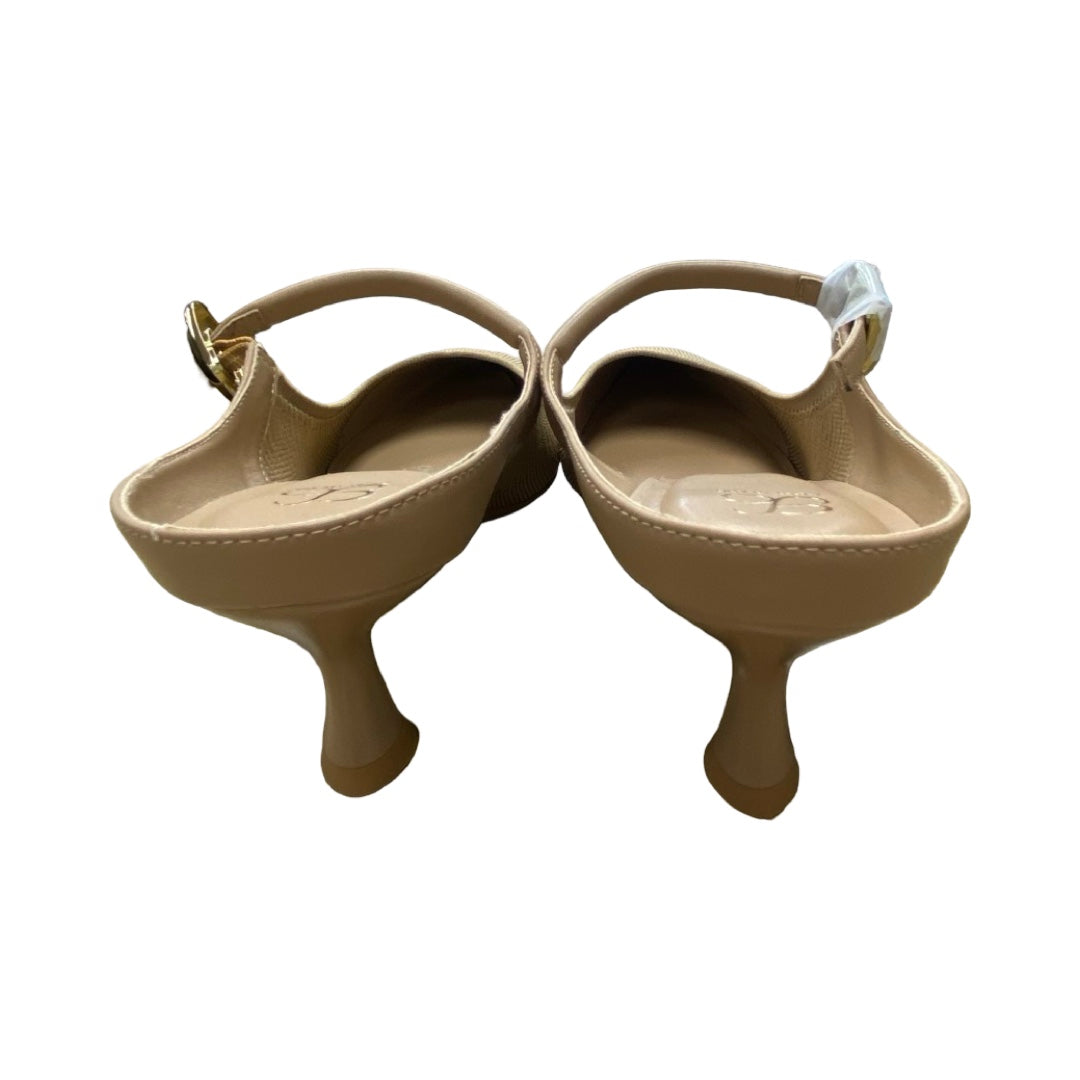 Shoes Heels Kitten By Cmc In Brown, Size:8.5