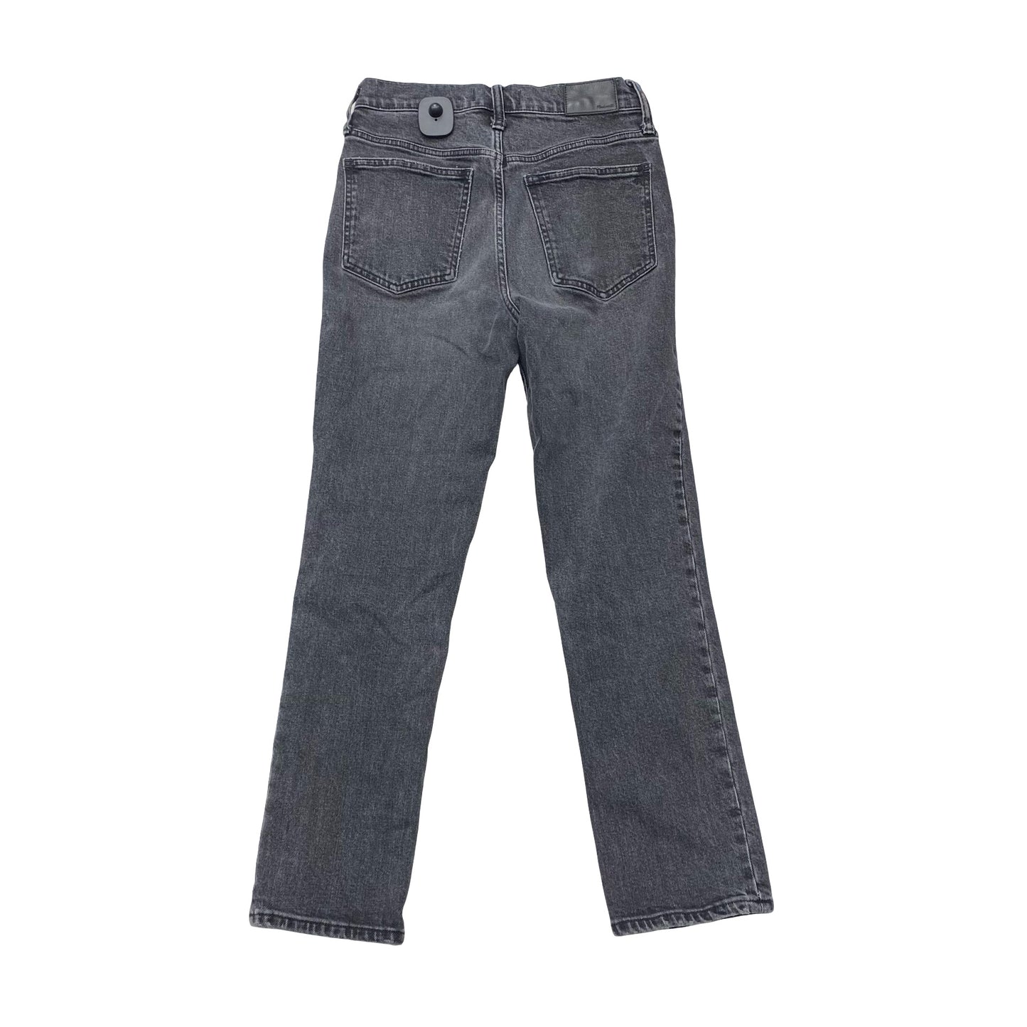 Jeans Straight By Madewell In Black Denim, Size:2