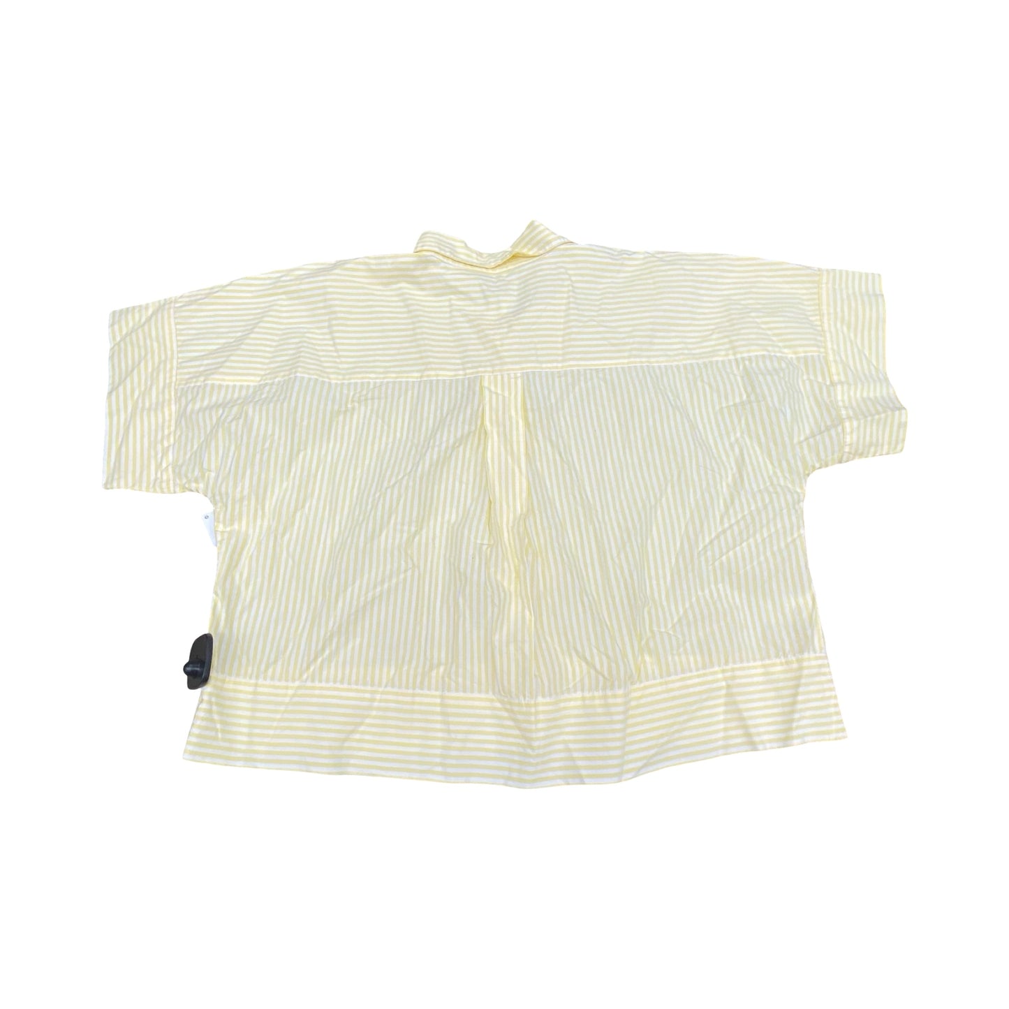 Top Ss By Loft In White & Yellow, Size:Xl