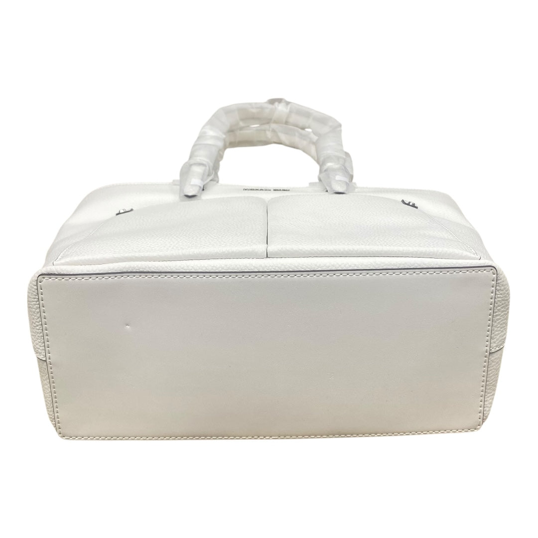 Handbag Designer By Michael Kors In White, Size:Medium