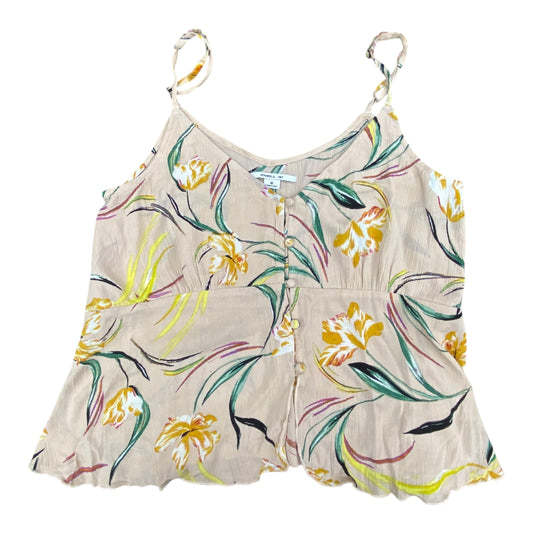 Top Sleeveless By Oneill In Floral Print, Size:M