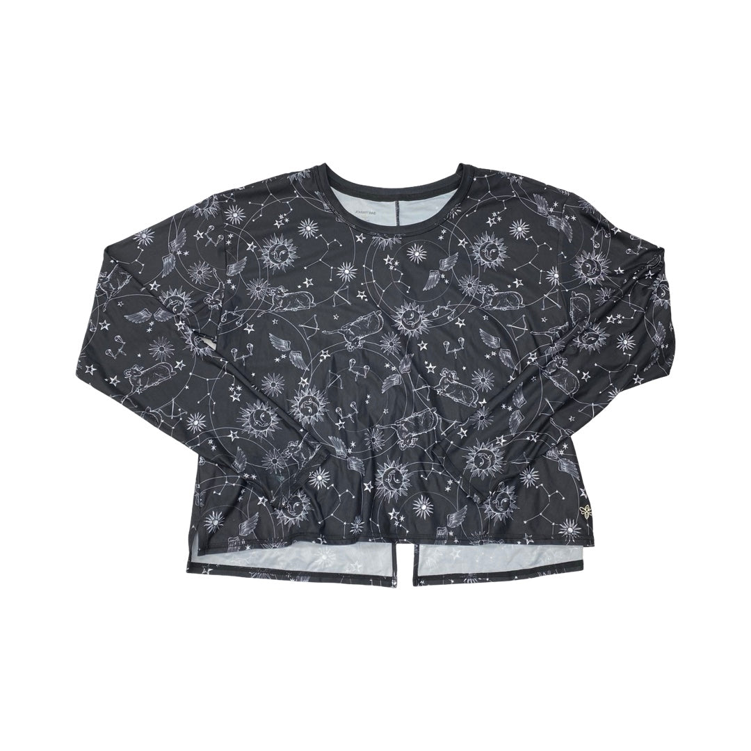 Top Ls Designer By Johnny Was In Black, Size:L