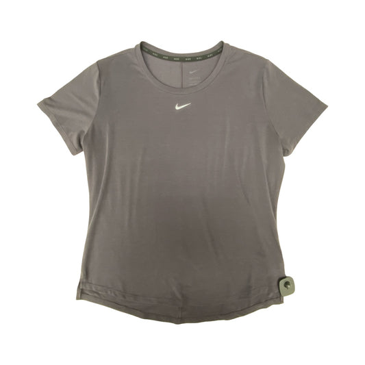 Athletic Top Ss By Nike Apparel In Purple, Size:L