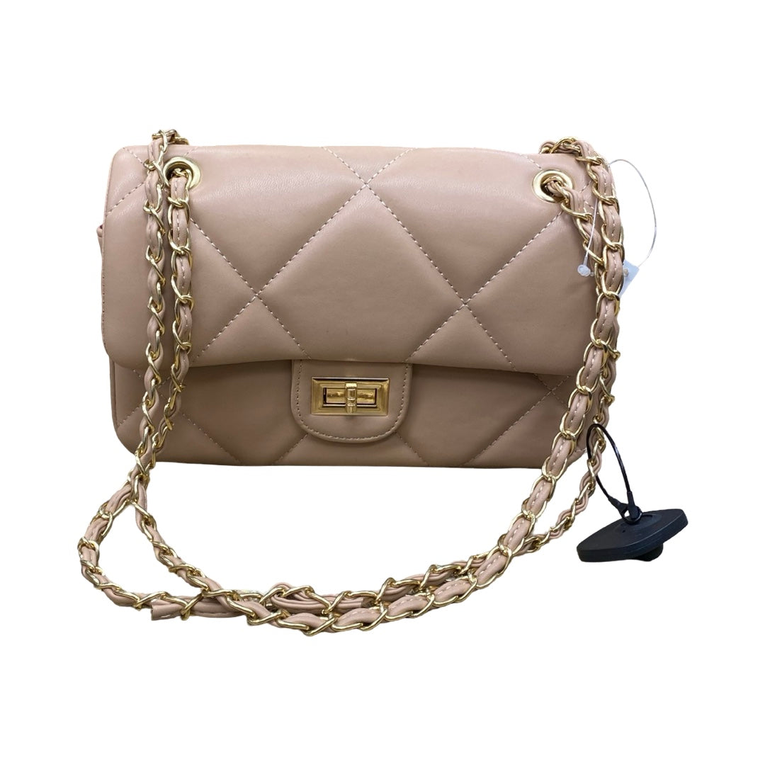 Handbag By Clothes Mentor In Tan, Size:Medium