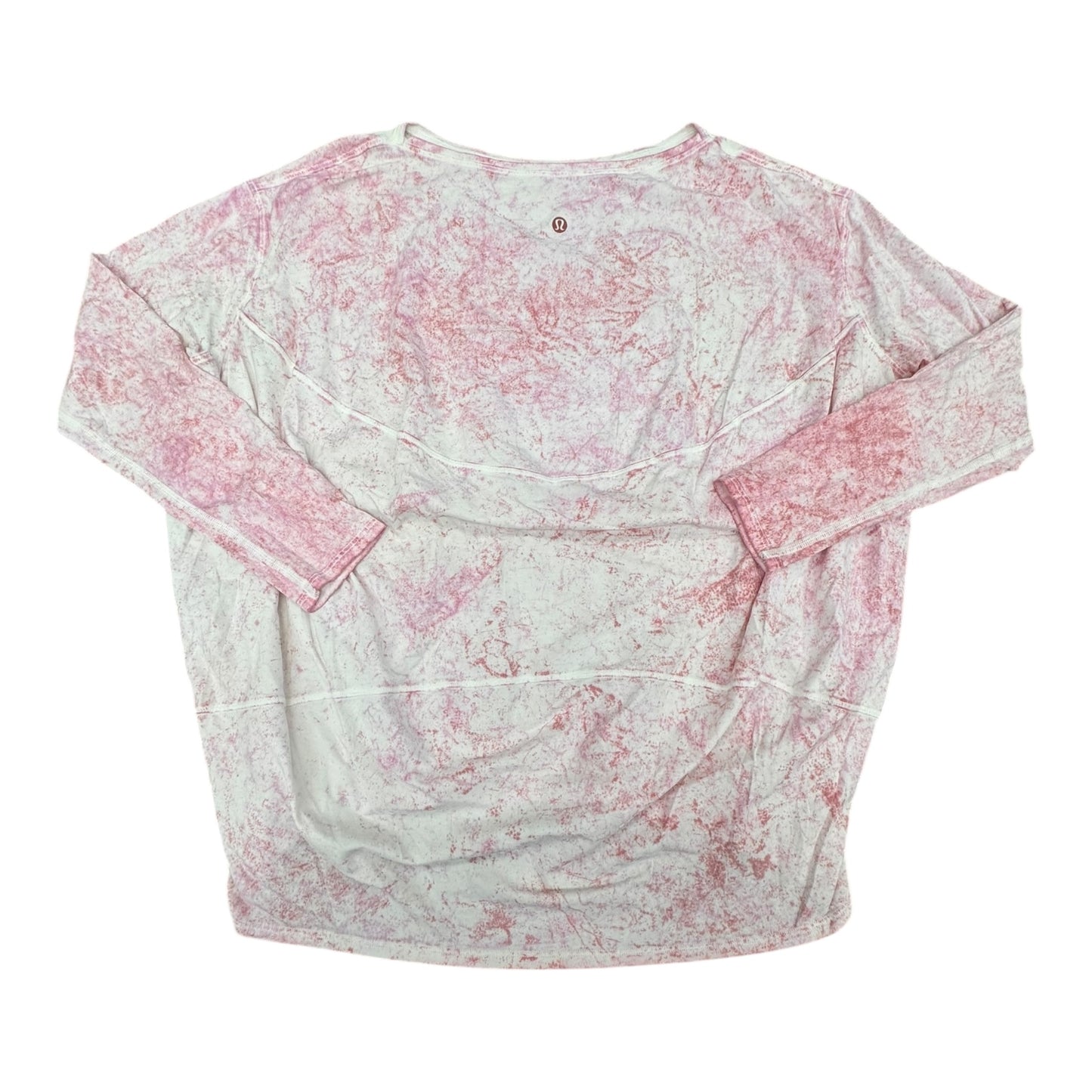 Athletic Top Ls Crewneck By Lululemon In Pink, Size:M